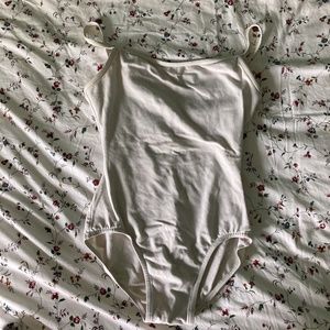 Mirella White Leotard